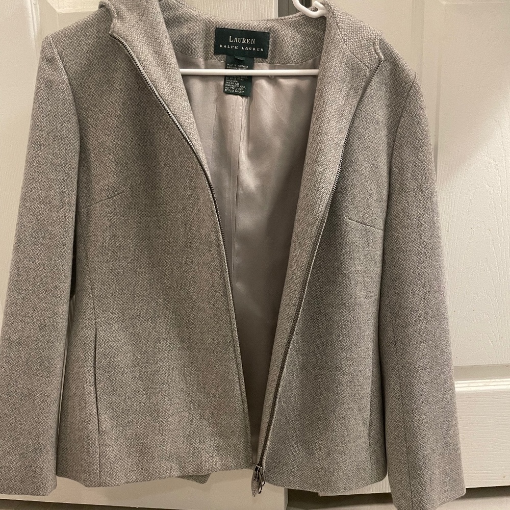 Ralph Lauren Lambswool hooded zip-up